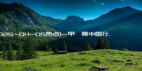 (2025-04-05热点)-甲亢哥中国行，被中国新能源车彻底征服..