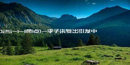 (2025-1-11热点)-李子柒复出引发中式审美热潮，掀起国风时尚风暴！