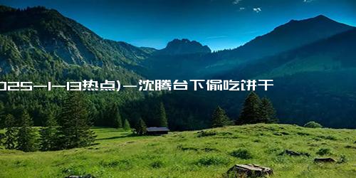 (2025-1-13热点)-沈腾台下偷吃饼干，为何被抓拍引发热议？