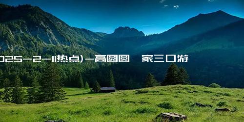 (2025-2-11热点)-高圆圆一家三口游玩，赵又廷情绪失控眼神吓人，老婆、保姆齐劝慰