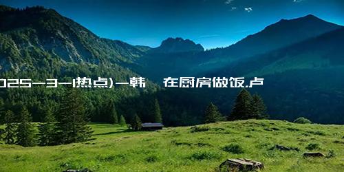 (2025-3-1热点)-韩庚在厨房做饭，卢靖姗在打麻将，东北媳妇的含金量再次得到证明