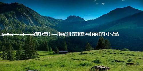 (2025-3-3热点)-原创沈腾马丽的小品戛然而止，是失误还是故意设计，导演组回应