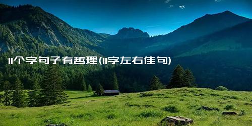 11个字句子有哲理(11字左右佳句)