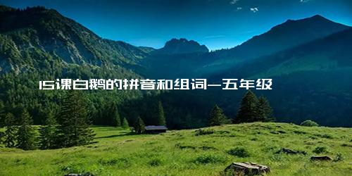 15课白鹅的拼音和组词-五年级