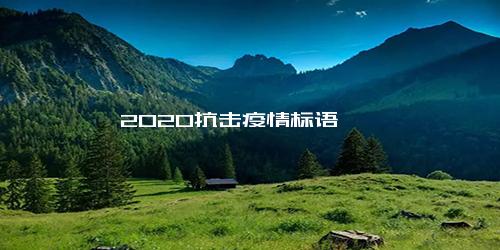 2020抗击疫情标语