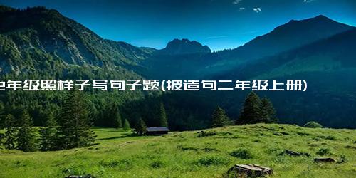 2年级照样子写句子题(披造句二年级上册)