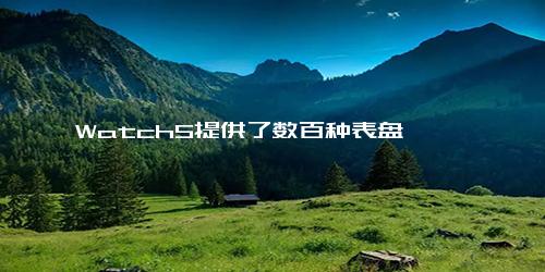 Watch5提供了数百种表盘