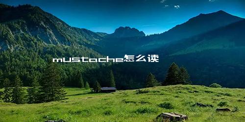 mustache怎么读