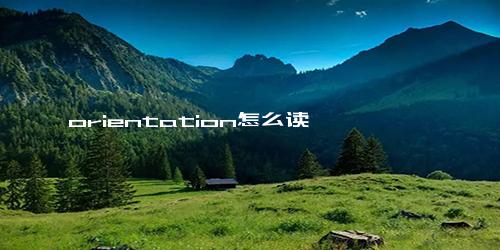 orientation怎么读