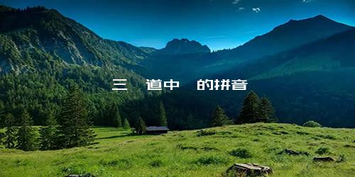 《三衢道中》的拼音