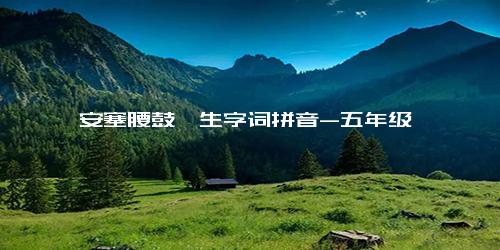 《安塞腰鼓》生字词拼音-五年级