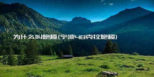 为什么叫炮楼(宁波48克拉炮楼)
