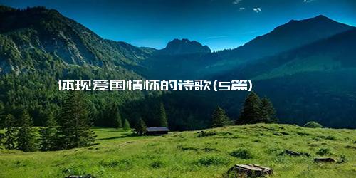 体现爱国情怀的诗歌(5篇)