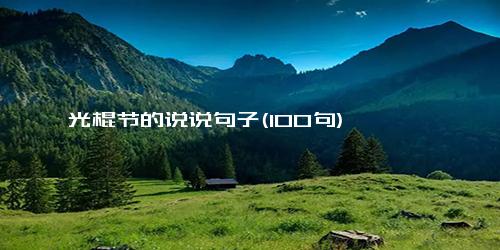 光棍节的说说句子(100句)