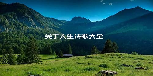 关于人生诗歌大全