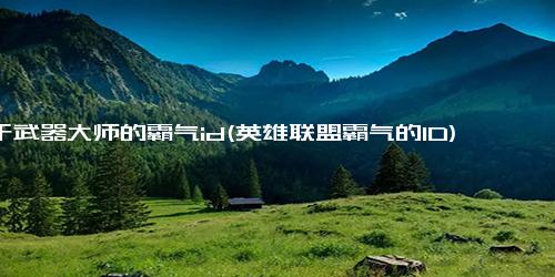 关于武器大师的霸气id(英雄联盟霸气的ID)