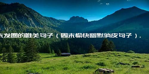 周末发圈的唯美句子（周末愉快幽默俏皮句子）.docx免费下载(word版可打印)