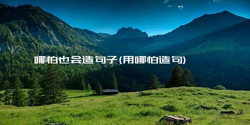 哪怕也会造句子(用哪怕造句)