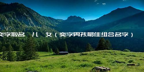 奕字取名一儿一女（奕字男孩最佳组合名字）