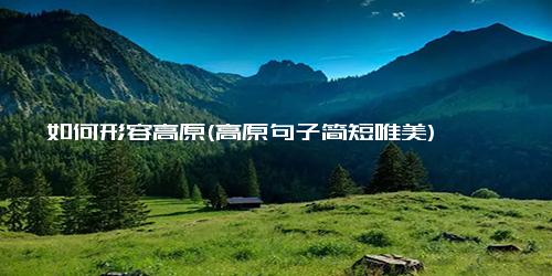 如何形容高原(高原句子简短唯美)