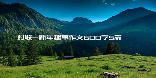 对联-新年趣事作文600字5篇