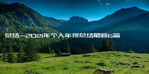 总结-2021年个人年终总结最新6篇
