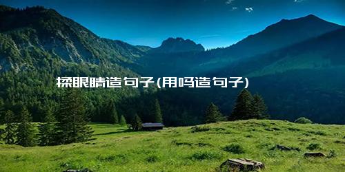 揉眼睛造句子(用吗造句子)