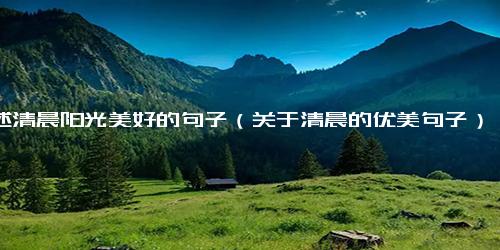 描述清晨阳光美好的句子（关于清晨的优美句子）.docx免费下载(word版可打印)