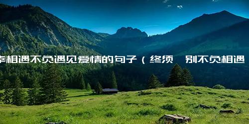 有幸相遇不负遇见爱情的句子（终须一别不负相遇）