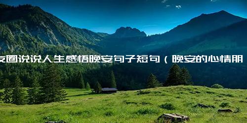 朋友圈说说人生感悟晚安句子短句（晚安的心情朋友圈说说）.docx免费下载(word版可打印)