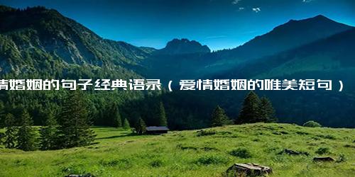 爱情婚姻的句子经典语录（爱情婚姻的唯美短句）