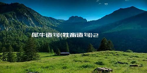 犀牛造句(牲畜造句)2