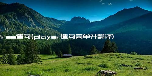用free造句(player造句简单并翻译)