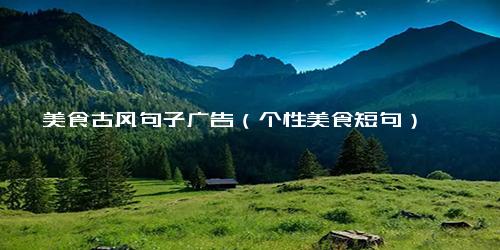 美食古风句子广告（个性美食短句）