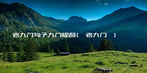 老九门句子九门提督(《老九门》)