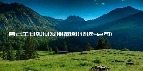 自己生日如何发朋友圈(精选42句)