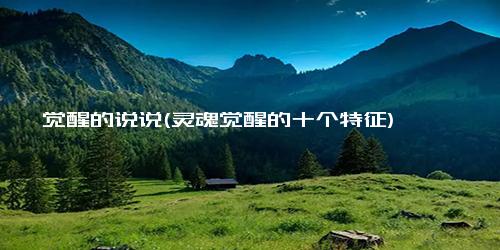 觉醒的说说(灵魂觉醒的十个特征)