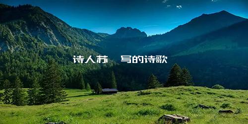 诗人苏轼写的诗歌