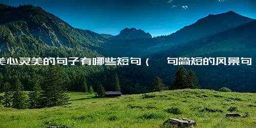 赞美心灵美的句子有哪些短句（一句简短的风景句子）.docx-免费下载(word版可打印)
