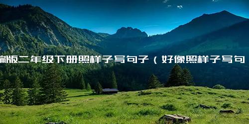 部编版二年级下册照样子写句子（好像照样子写句子二年级）
