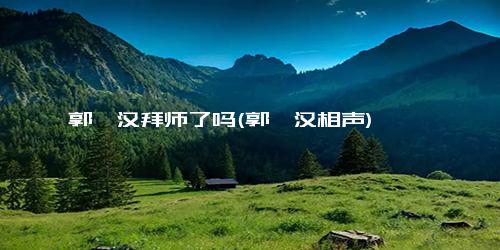 郭霄汉拜师了吗(郭霄汉相声)