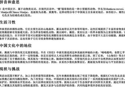 麂的拼音和意思-免费下载(word版可打印，PDF版可打印)