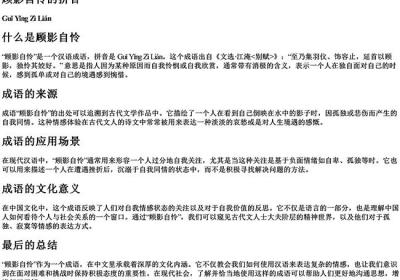 顾影自怜的拼音-免费下载(word版可打印，PDF版可打印)