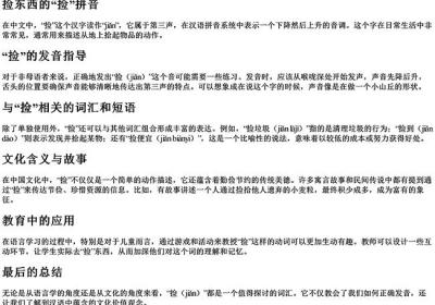 捡东西的捡拼音-免费下载(word版可打印，PDF版可打印)