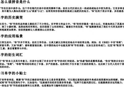 阜怎么读拼音是什么.docx免费下载(word版可打印)