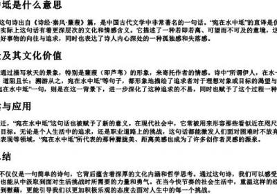 宛在水中坻是什么意思.docx免费下载(word版可打印)