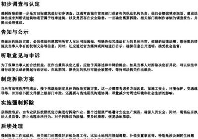 强制拆除的程序和流程.docx免费下载(word版可打印)