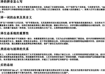 沼泽的拼音怎么写.docx免费下载(word版可打印)