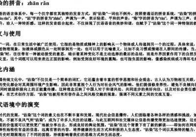 沾染的拼音.docx免费下载(word版可打印)