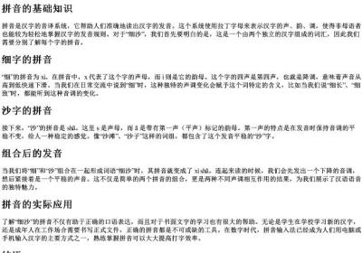 细沙的拼音怎么写.docx免费下载(word版可打印)